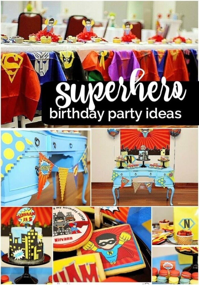 12 boys-superhero-birthday-party-ideas