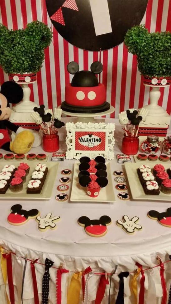 17 Mickey Mouse Dessert Table