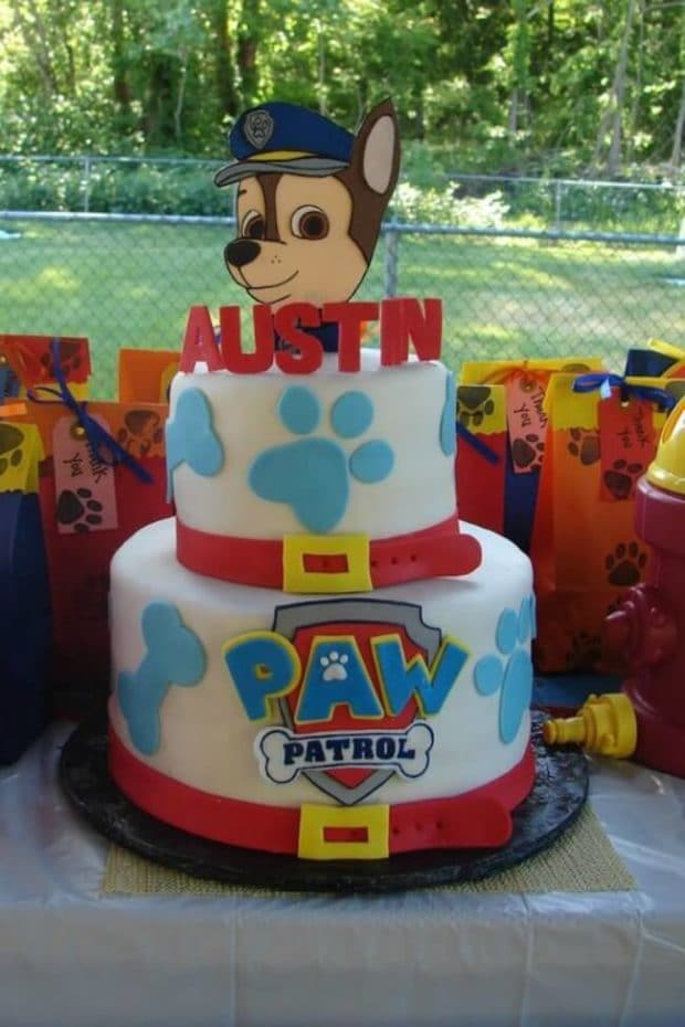 PAW Patrol Cake for a birthday party