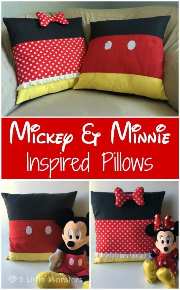 28 Mickey and Minnie Inspired Pillows