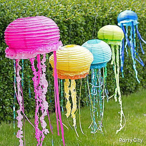 Jelly Fish Hanging Lanterns