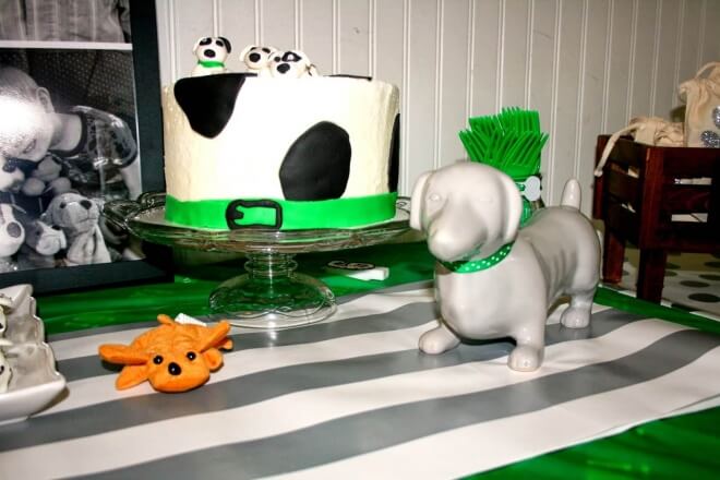 Boys Puppy Themed Birthday Party Food Cake Ideas