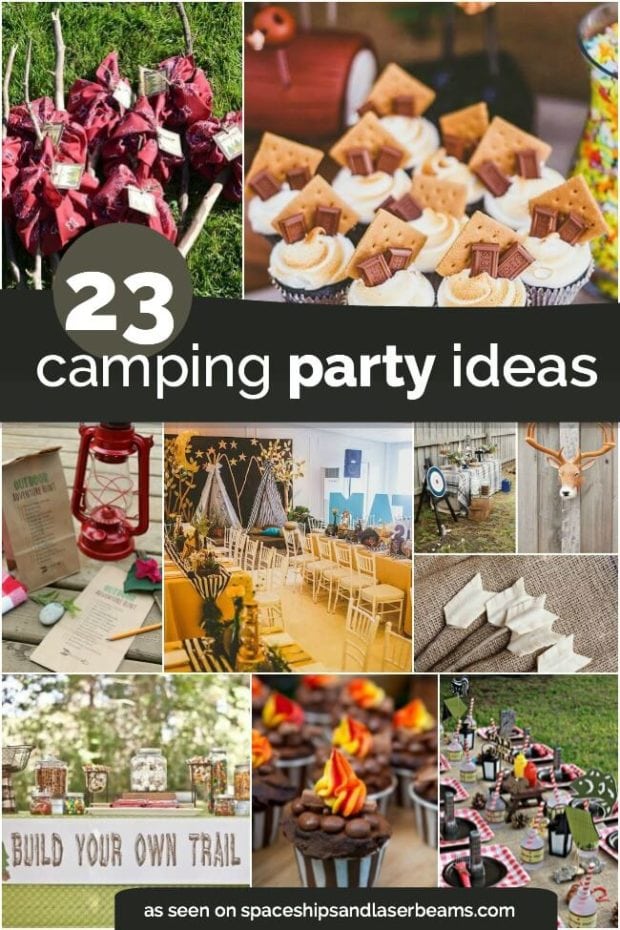 23 Camping Birthday Party Ideas from Spaceships and Laser Beams