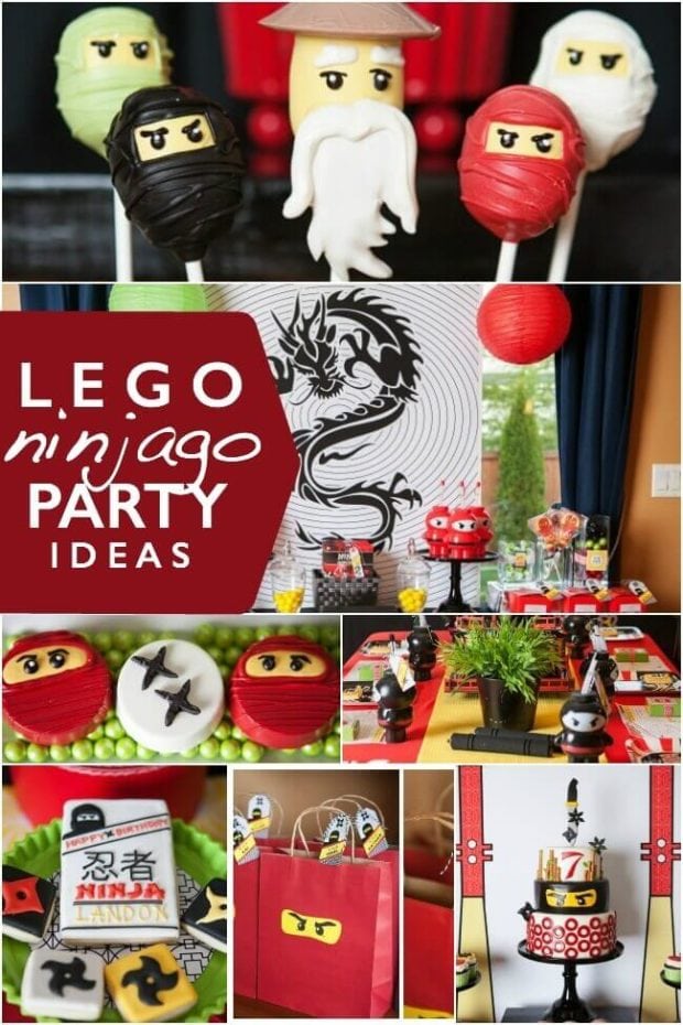 These Lego Ninjago Birthday Party ideas are wonderfully inspired.