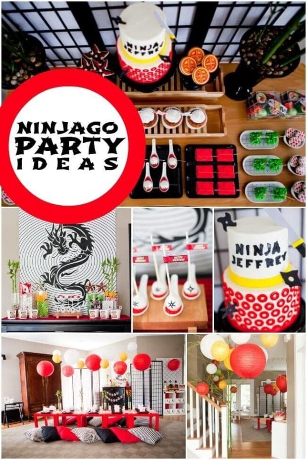 These amazing Ninjago party ideas will provide inspiration for decorations, foods, and games.
