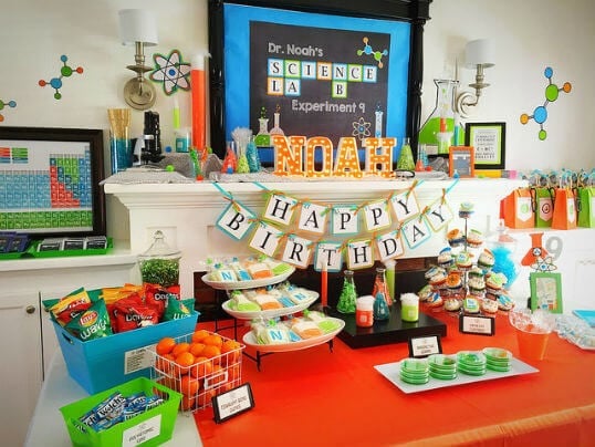 Science Lab Birthday Party Ideas