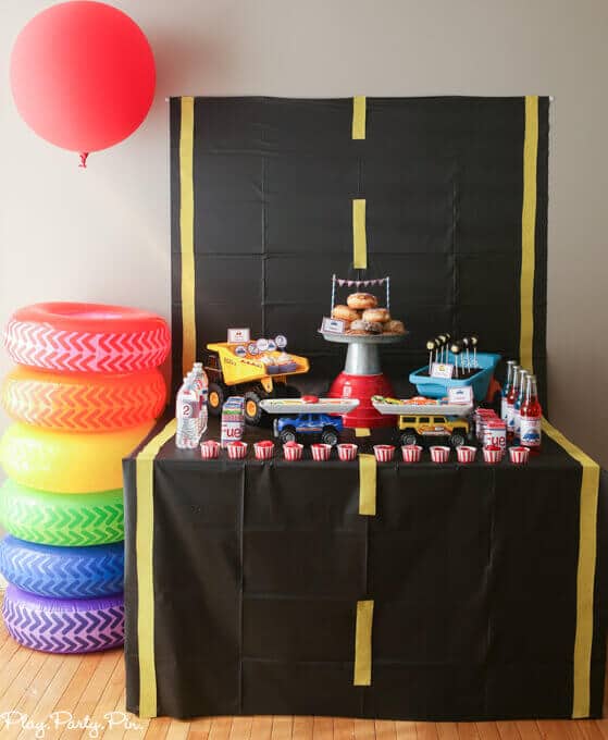 Pop a Wheelie Boy Birthday Party Ideas