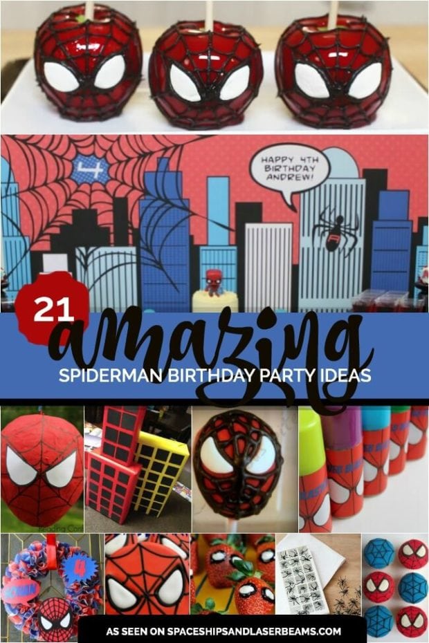 21 Amazing Spiderman Birthday Party Ideas from Spaceships and Laser Beams