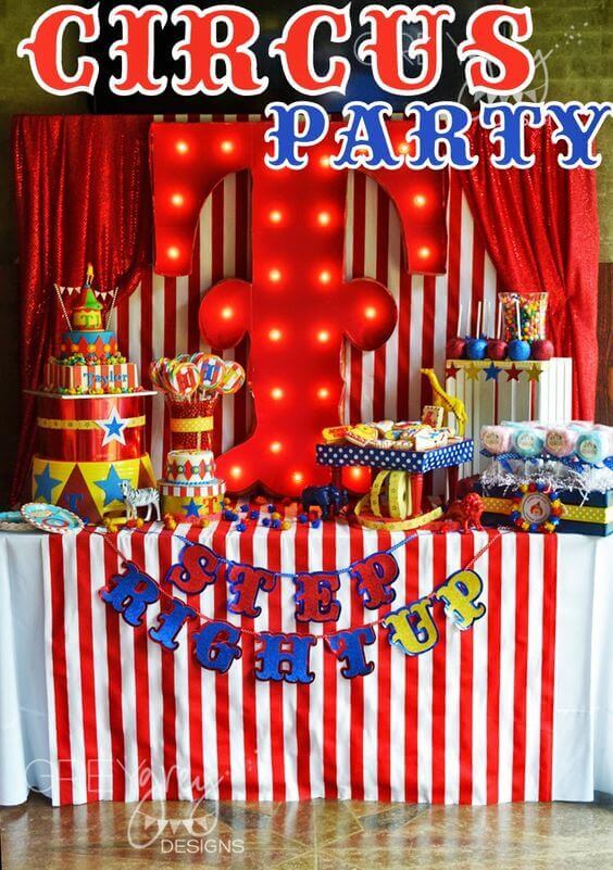 Circus Themed Birthday Party
