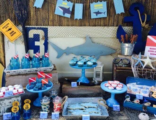 Shark Themed Birthday Party