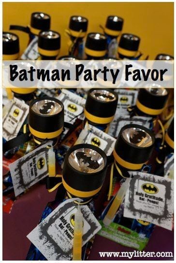 Batman Party Favor