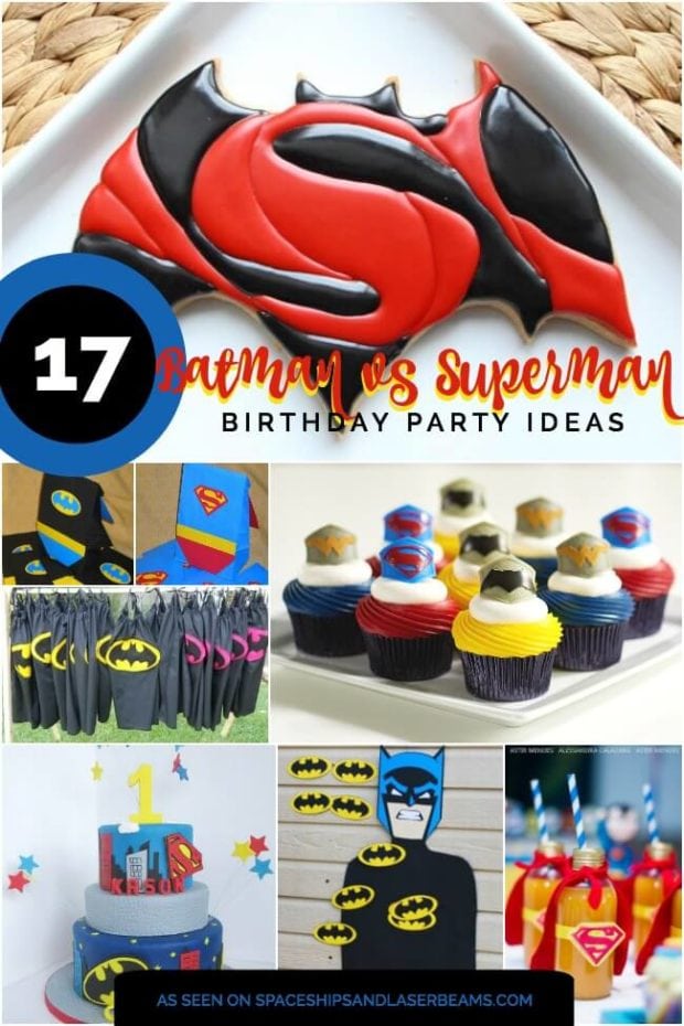 Batman vs Superman party ideas from Spaceships and Laser beams