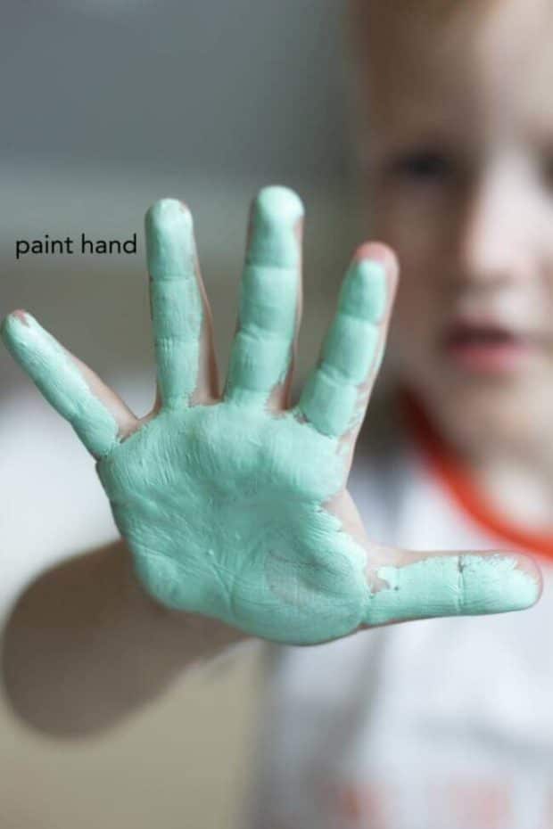 Kid's Handprint Craft Idea