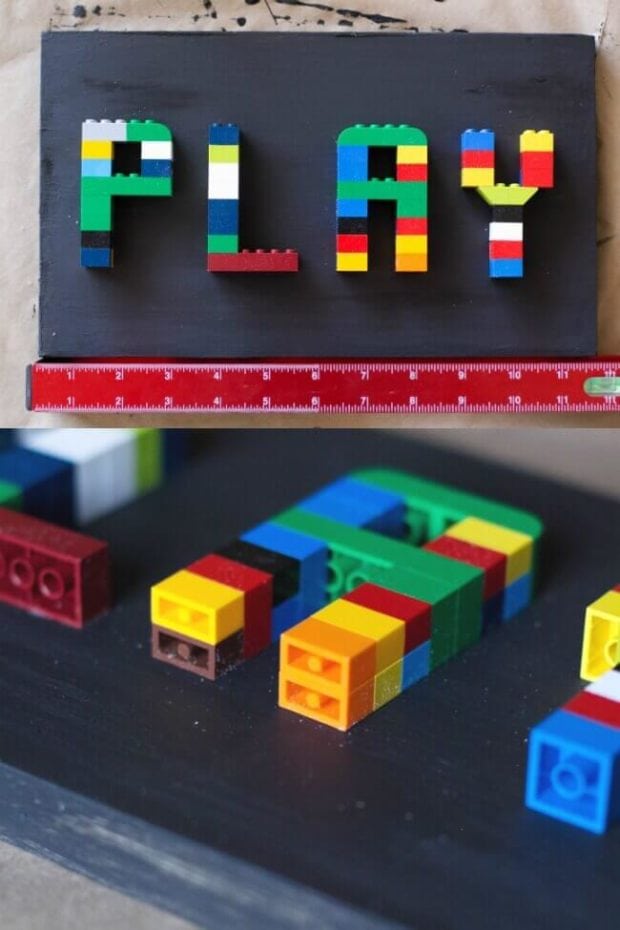 Easy DIY LEGO Sign