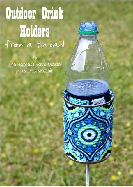 Use this Outdoor Drink Holder hacks and never spill your drink again.