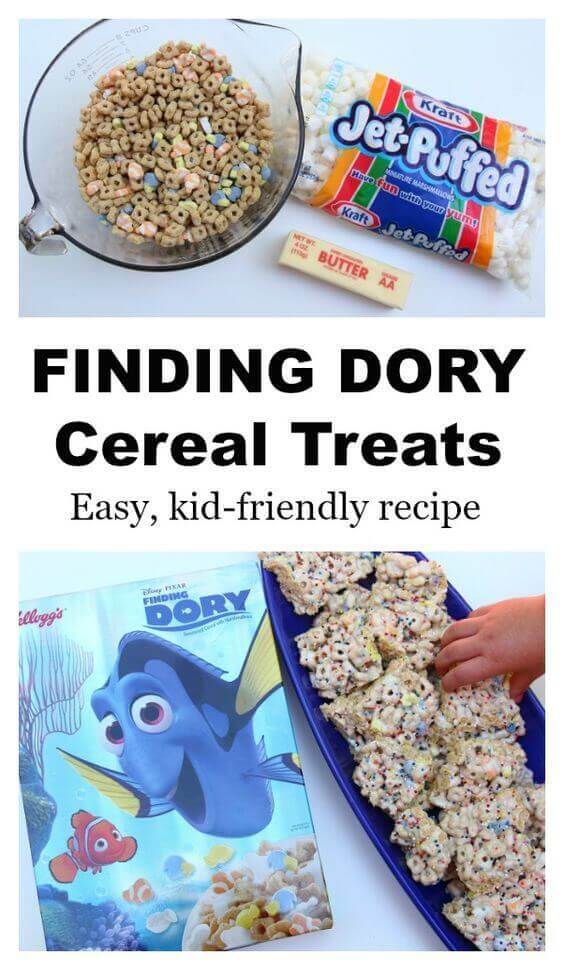 Finding Dory Cereal Treats