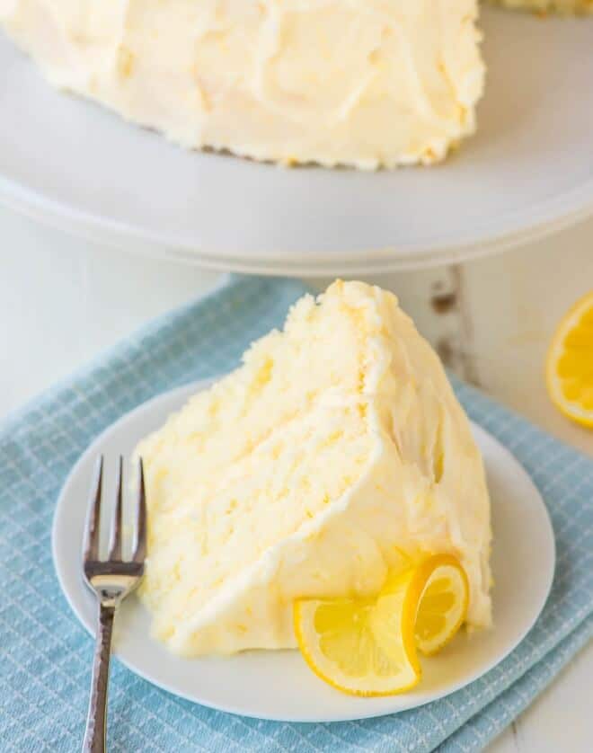 Fluffy Lemon Layer Cake