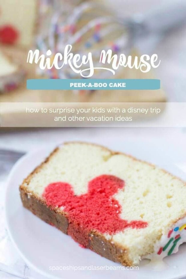 Mickey Mouse Peek-A-Boo Cake
