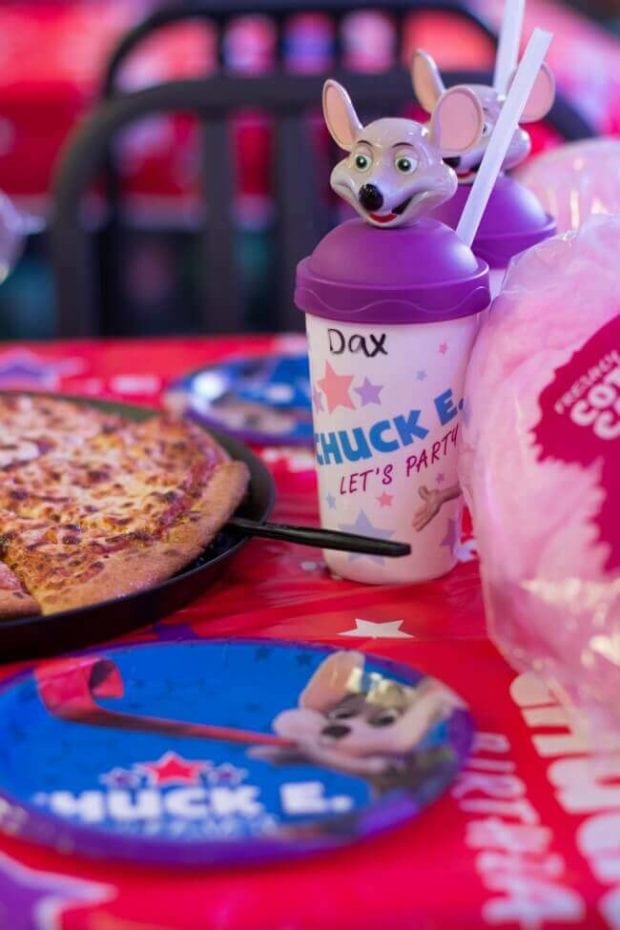 Chuck E Cheese Birthday Party Ideas - Spaceships and Laser Beams