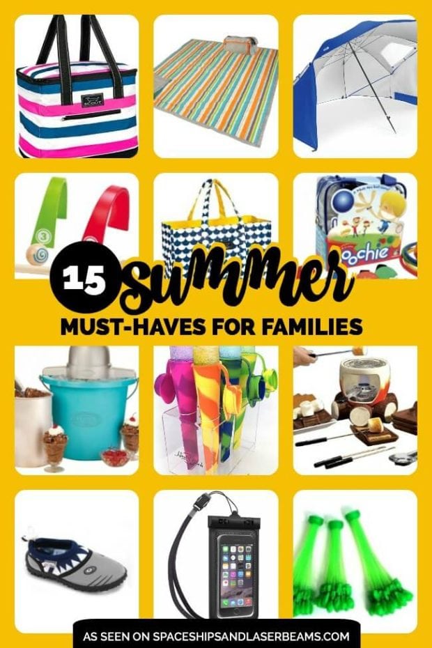 Summer Must Haves for Families collated by Spaceships and Laser Beams