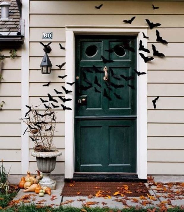 Felt Bats Halloween Door Decorations