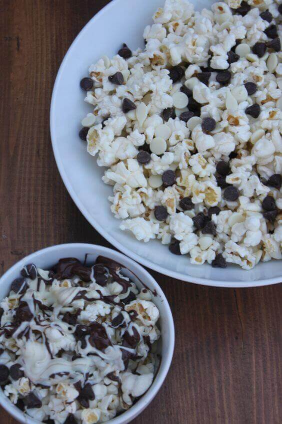 Black and White Popcorn recipes