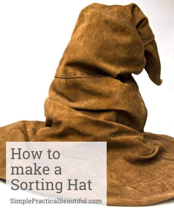 No Harry Potter party is complete without Hogwarts Houses! Make a DIY Sorting Hat to find out which house you're in
