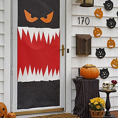 Monster Halloween Door Decorations