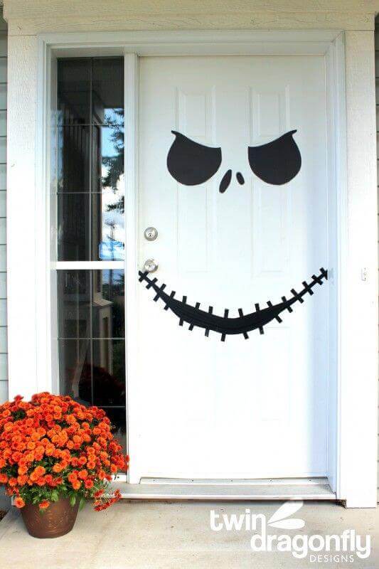 Jack Skellington Halloween Door Decorations
