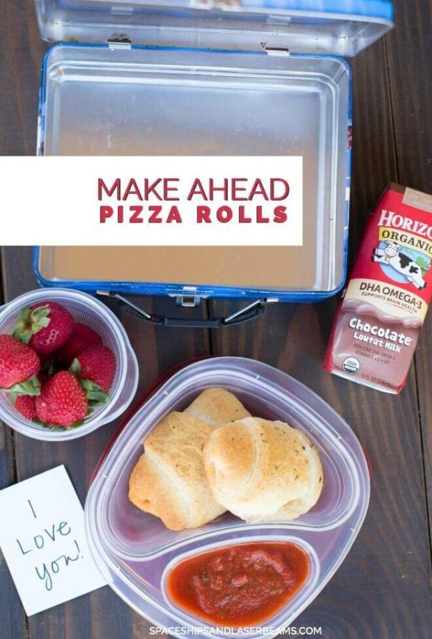 Kid's Lunch Ideas: Make Ahead Pizza Rolls