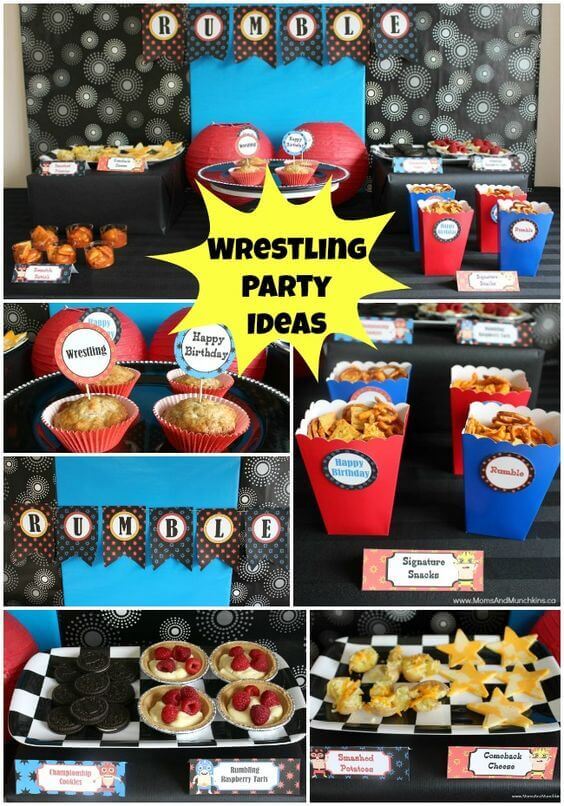 Wrestling Party Ideas