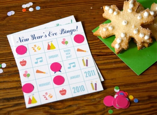New Years Eve Bingo Game