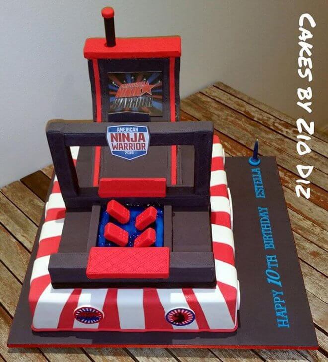 American Ninja Warrior Cake