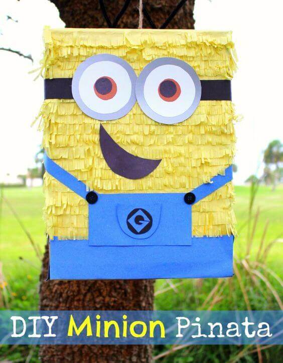 Make your own Minion Pinata with this simple DIY guide!