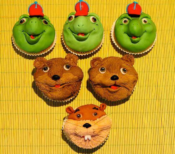 Franklin the Turtle Cupcakes