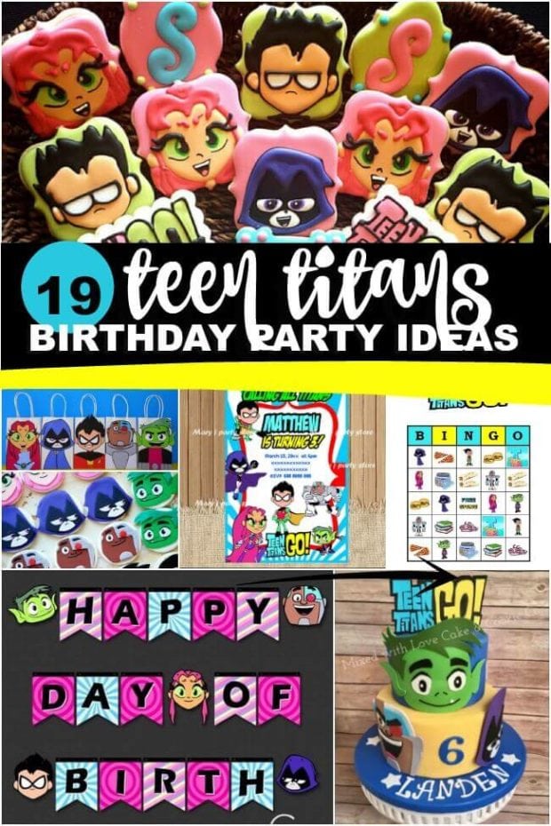 Teen Titans Go Birthday Party Ideas