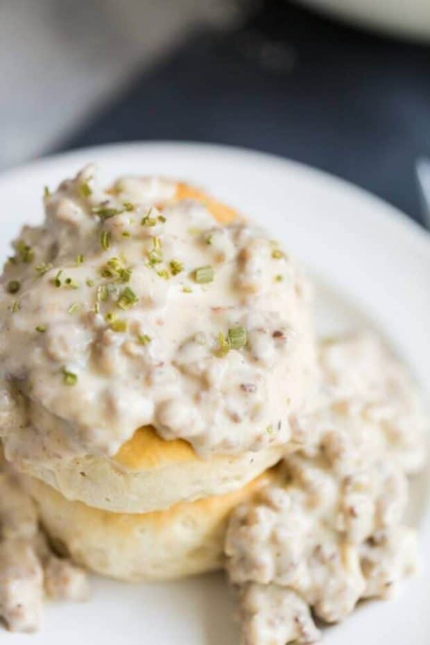 Country Biscuits and Sausage Gravy Recipe Spaceships and Laser Beams