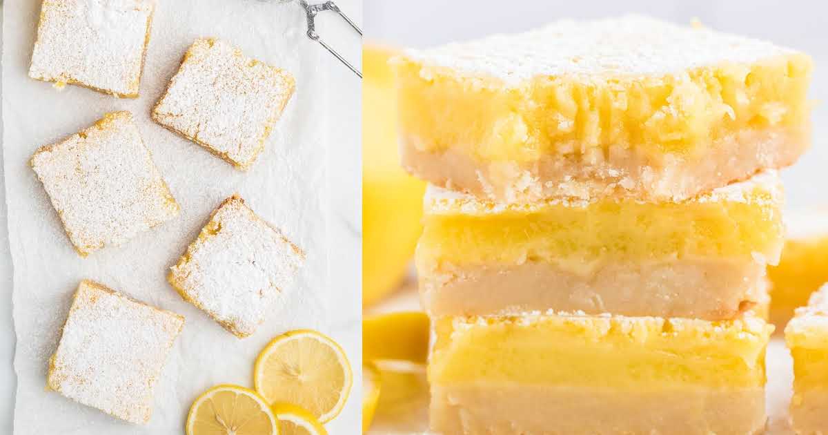 Easy Lemon Bars Spaceships And Laser Beams