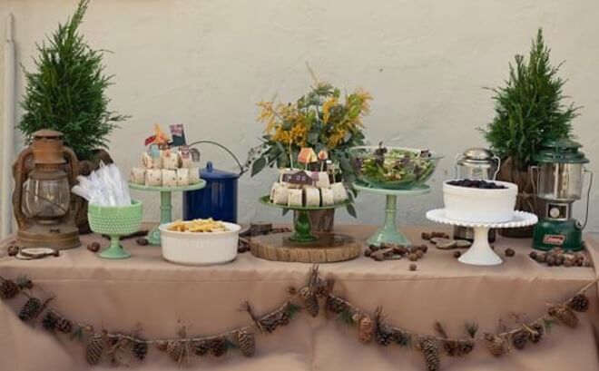 A Rustic Chic Camping Themed Baby Shower - Spaceships and Laser Beams