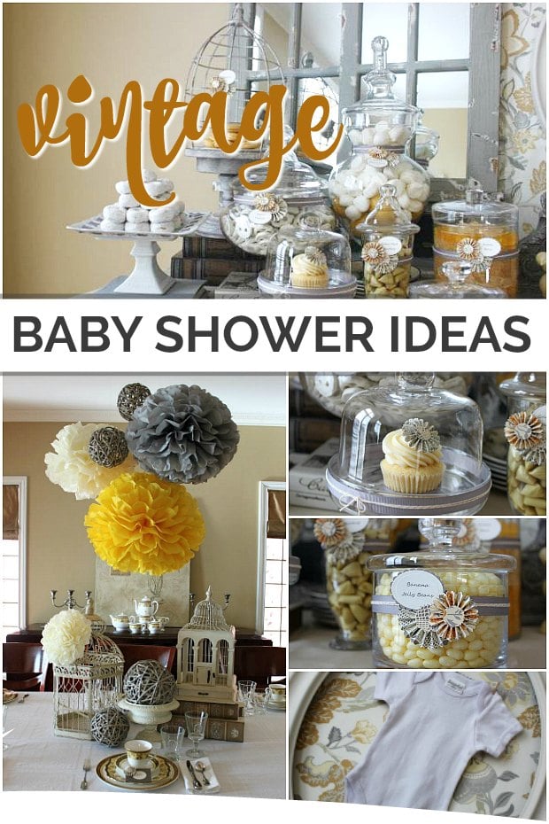 Get Inspired For Vintage Baby Shower Niño Ideas images