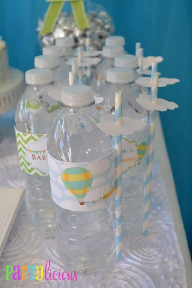 Hot Air Balloon Themed Party Drink Ideas