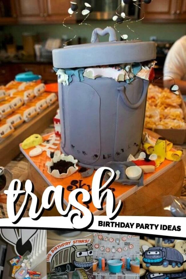 Trash Themed Garbage Truck Party - Spaceships and Laser Beams