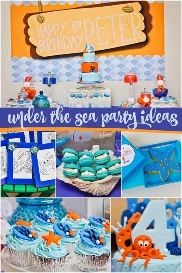 Under the Sea 4th Birthday Party - Spaceships and Laser Beams