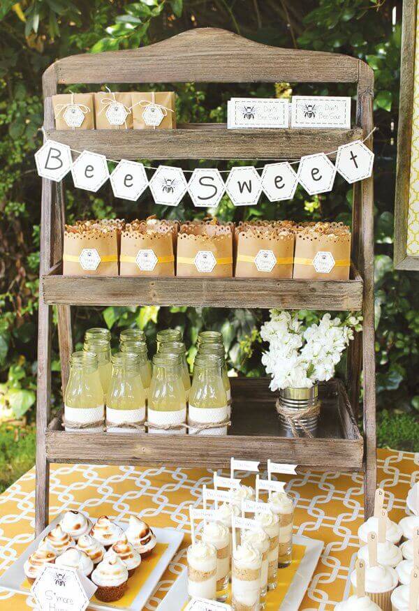 Boys Bumble Bee Party Snack Station Ideas