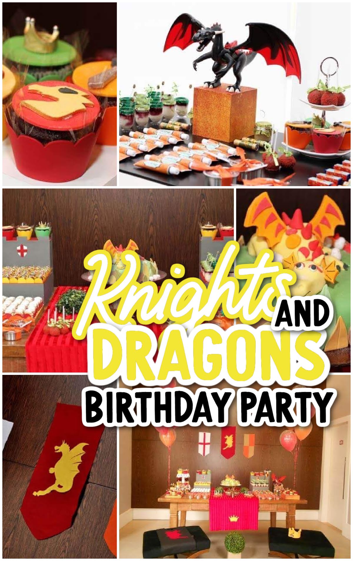 Knights and Dragons Birthday Party - Spaceships and Laser Beams