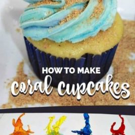 How to Make Coral Cupcakes