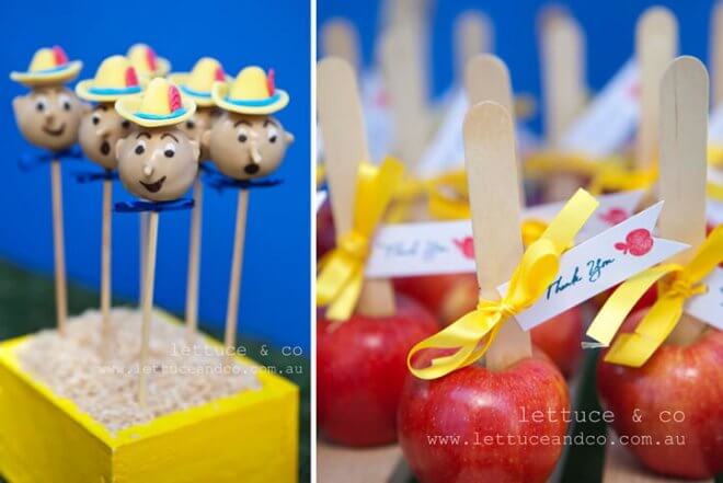 Pinnochio Themed Birthday Party Dessert Ideas