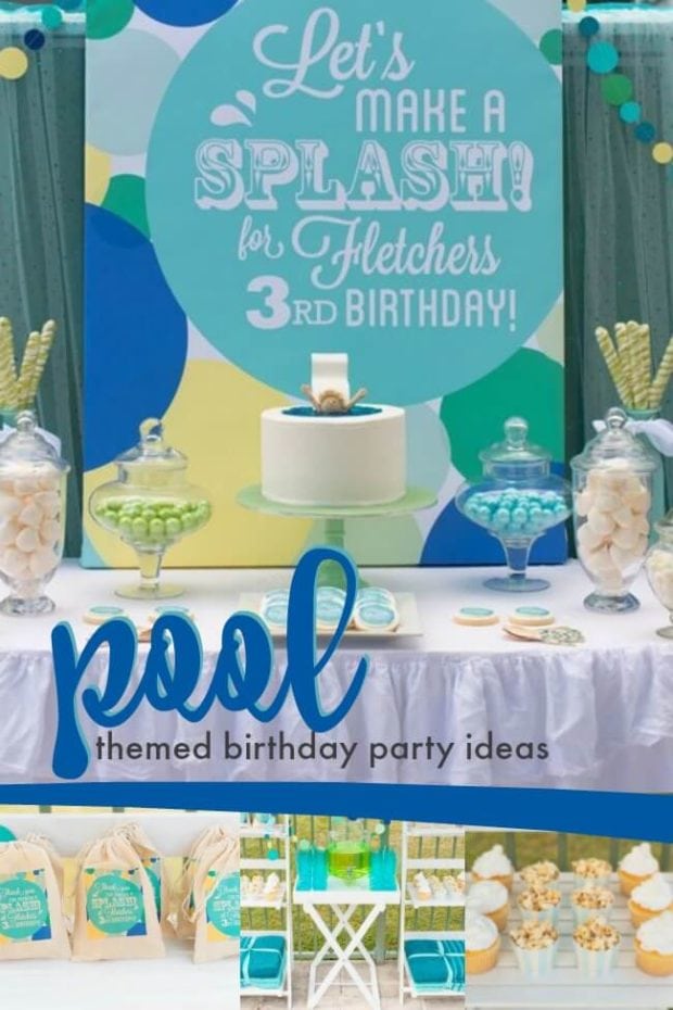 Pool Themed Birthday Party