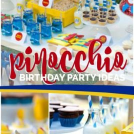 Pinnochio Themed Birthday Party