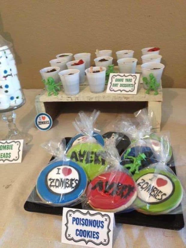 Zombie Themed Birthday Party Ideas